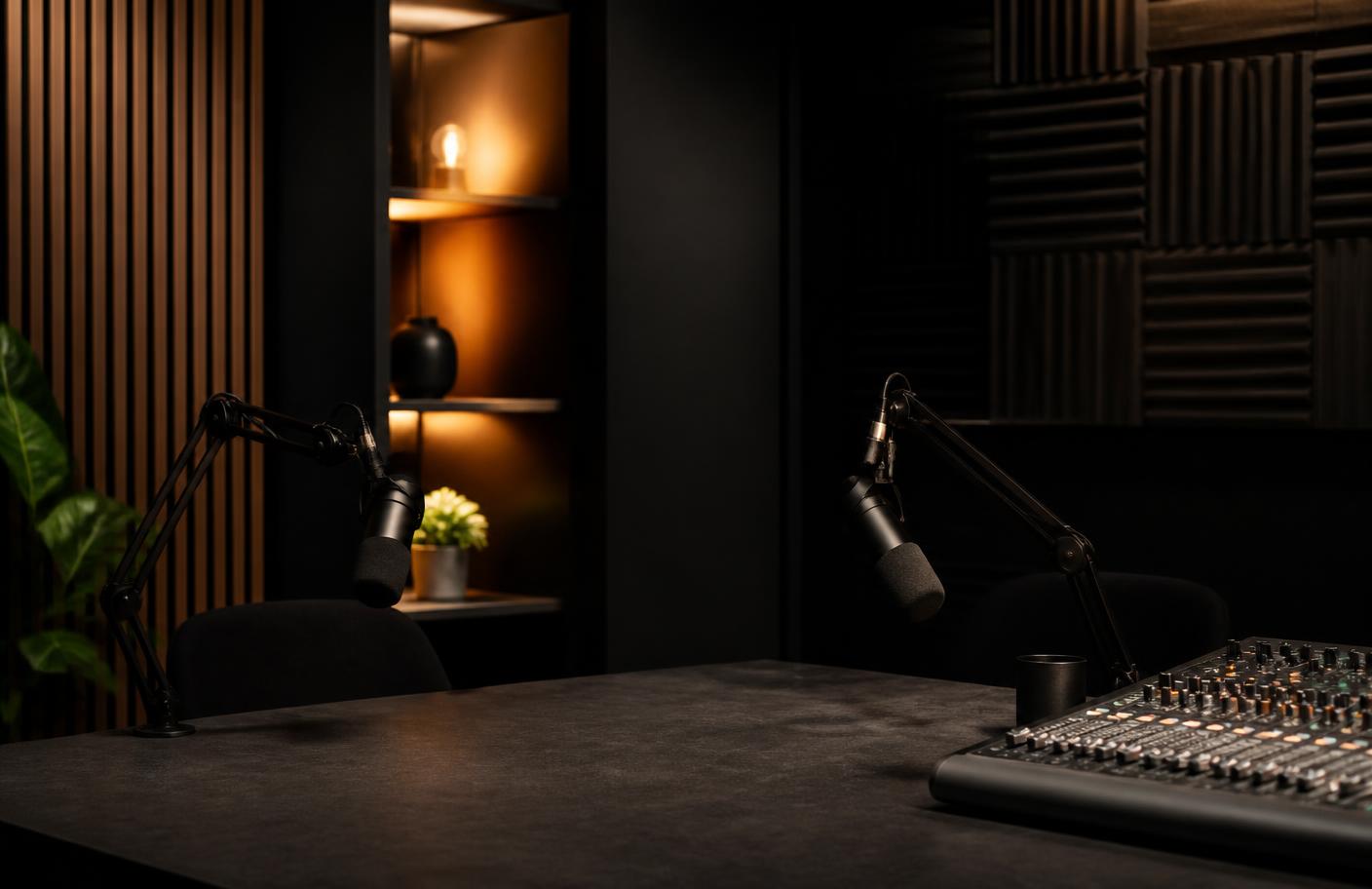 Audio presence professional creator workspace